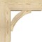 Ekena Millwork Thorton Block Rough Sawn Bracket w/ Offset Brace, Douglas Fir, 6"W x 16"D x 16"H BKT0604X16X16THR05RDF - alternate 2